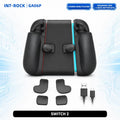 Int-Rock GA06P charging grip kit with ergonomic grips and interchangeable back buttons; Joy-Con 2 controllers not included